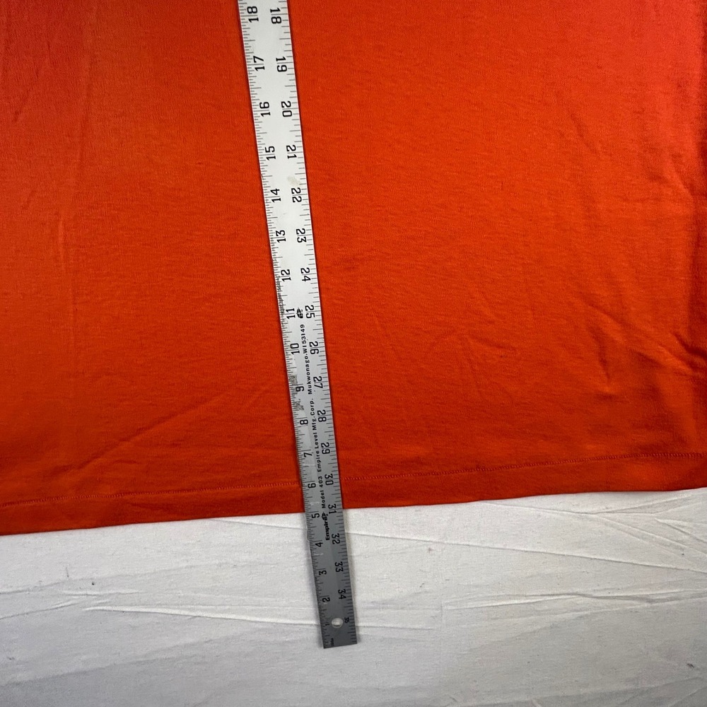 Vintage Champion Products Orange Polo Shirt XXL Made in USA 50/50 - Picture 5 of 10